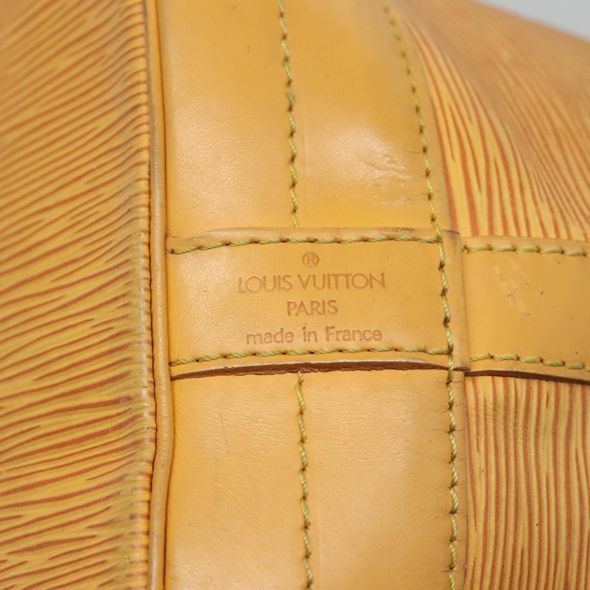 LOUIS VUITTON Epi Noe Shoulder Bag Tassili Yellow M44009 LV Auth 115029
