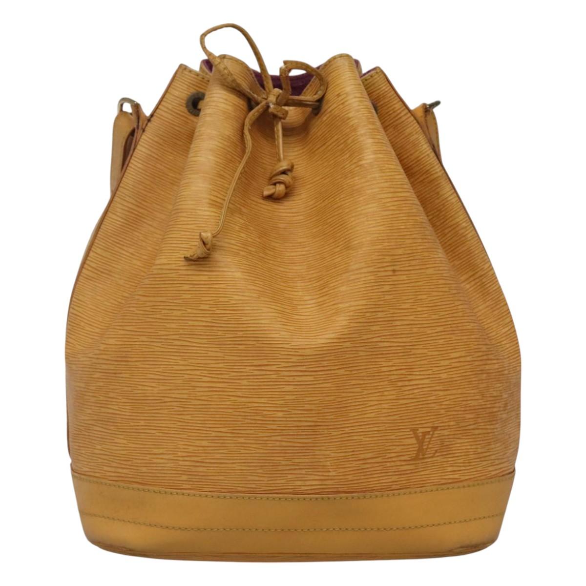 LOUIS VUITTON Epi Noe Shoulder Bag Tassili Yellow M44009 LV Auth 115029