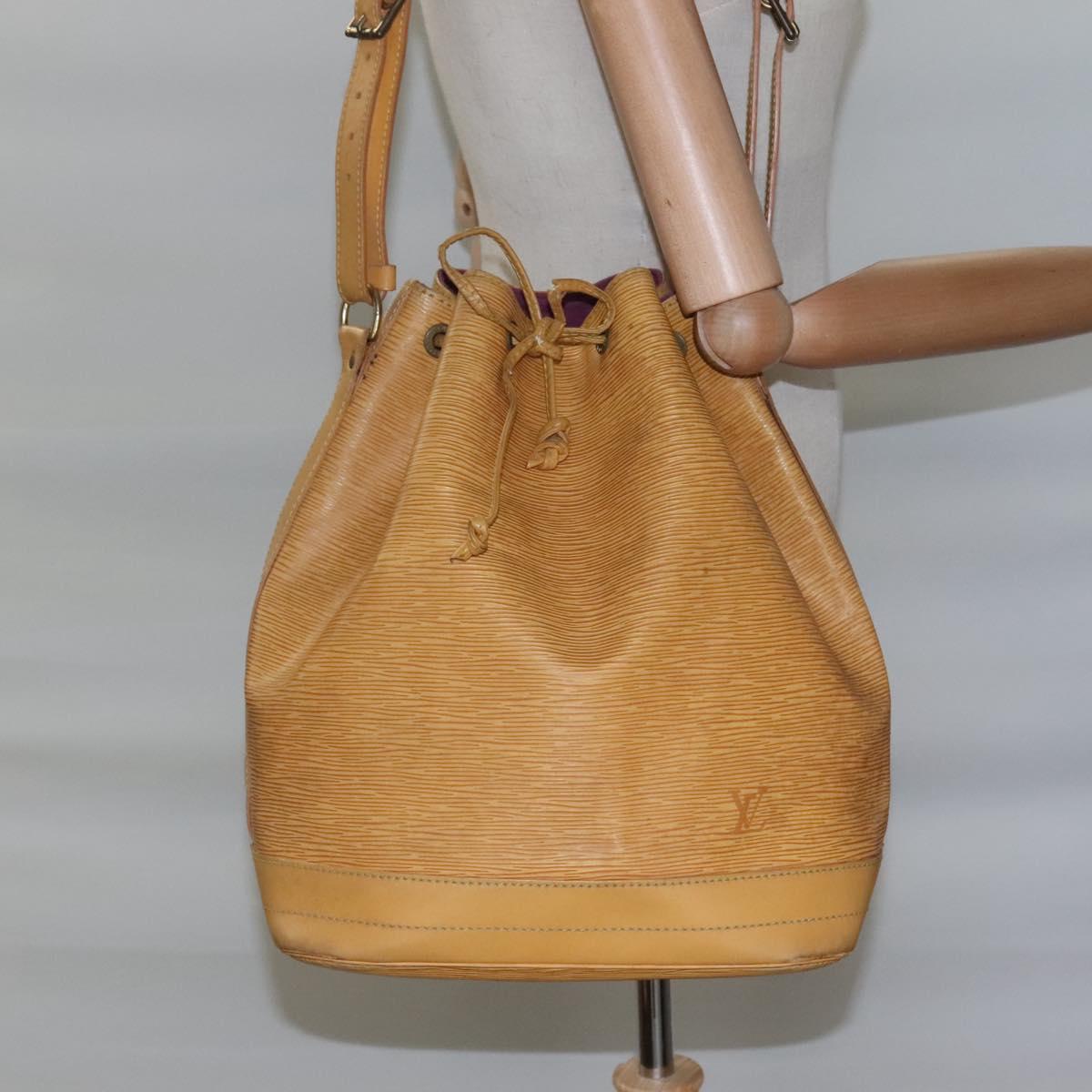LOUIS VUITTON Epi Noe Shoulder Bag Tassili Yellow M44009 LV Auth 115029