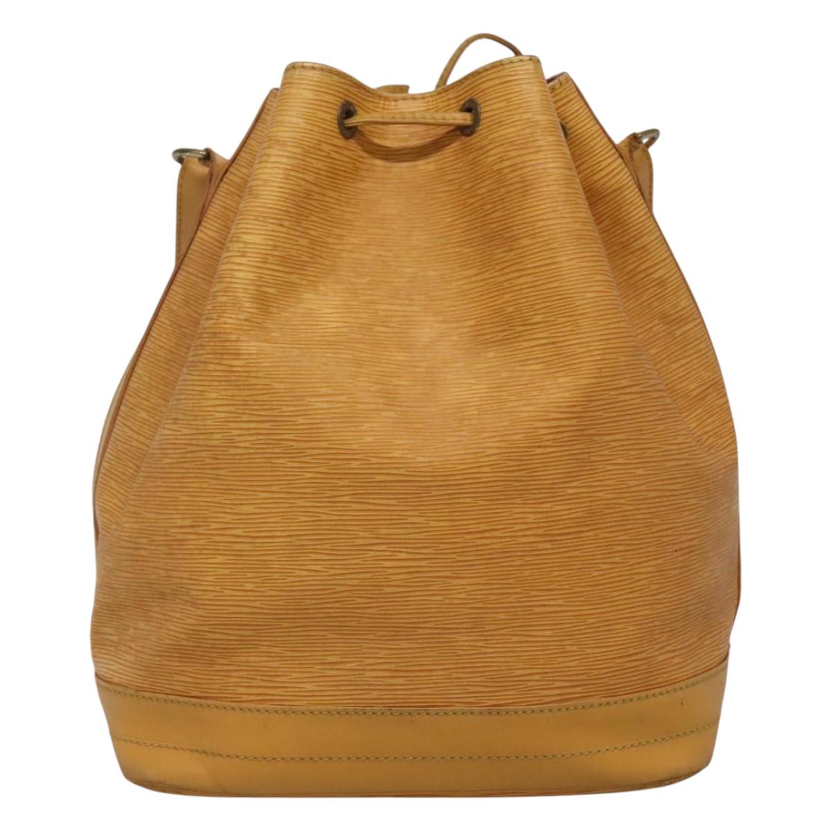 LOUIS VUITTON Epi Noe Shoulder Bag Tassili Yellow M44009 LV Auth 115029