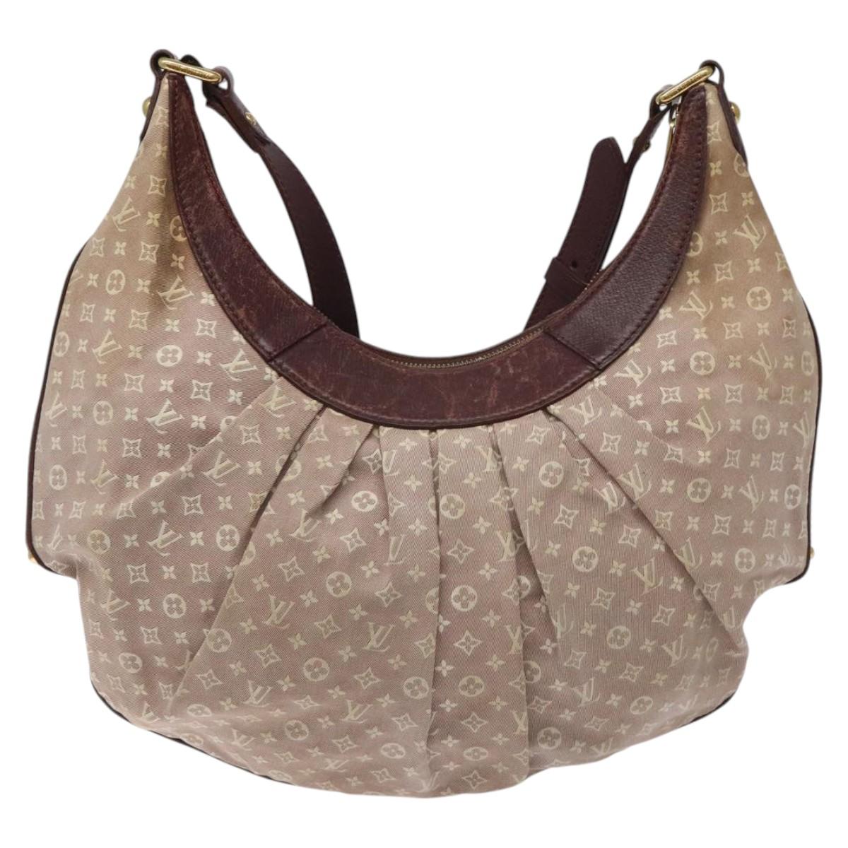 LOUIS VUITTON Monogram Idylle Rhapsody MM Shoulder Bag Sepia M40405 Auth 115031