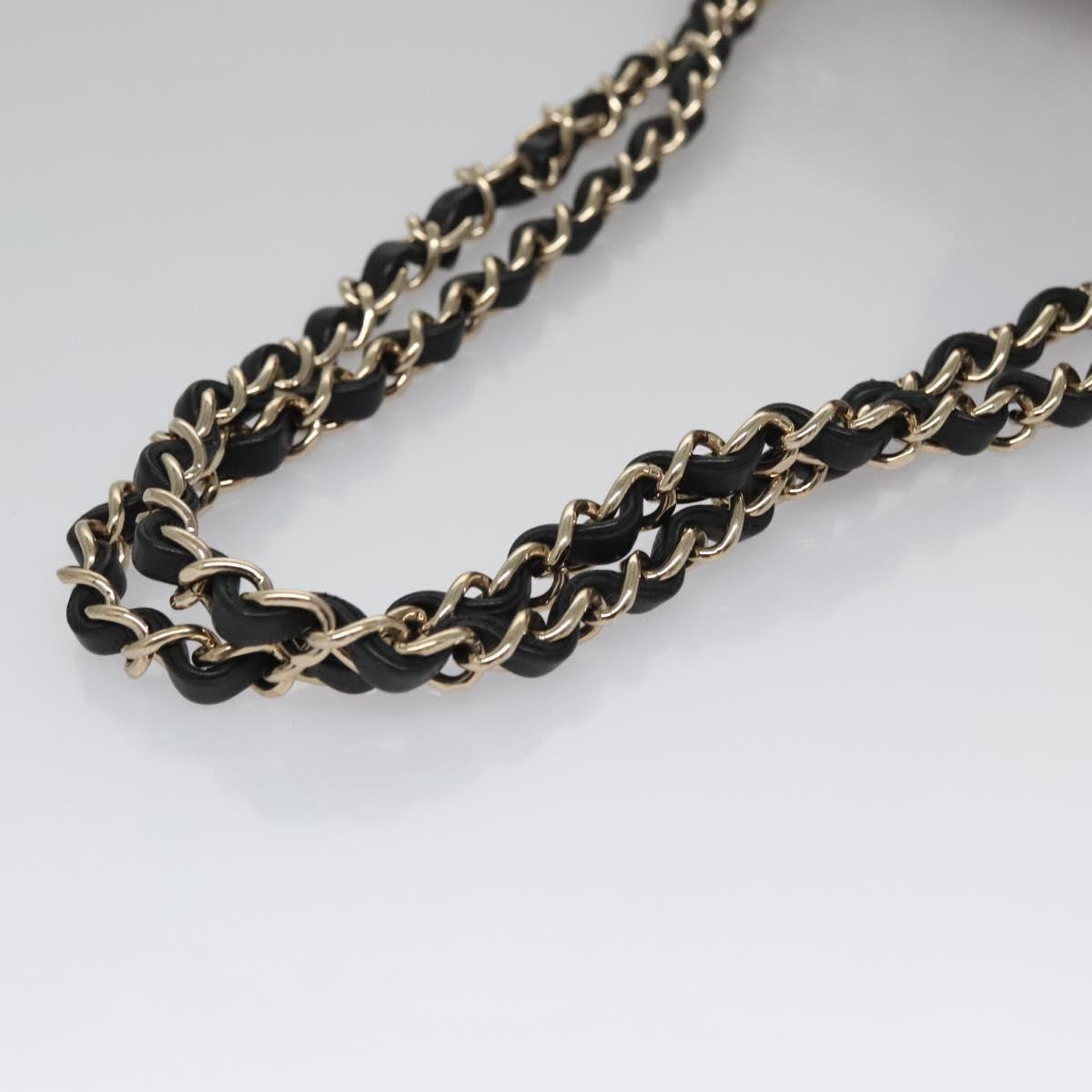 CHANEL Chain V Stitch Shoulder Bag Corduroy Pink Gold CC Auth 115032SM