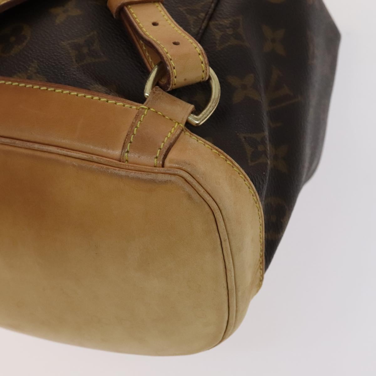 LOUIS VUITTON Monogram Montsouris MM Backpack M51136 LV Auth 115066