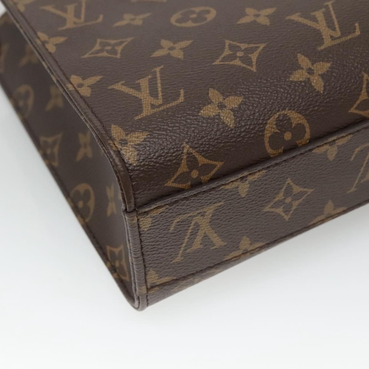 LOUIS VUITTON Monogram Sac Plat BB Hand Bag M46265 LV Auth 115068A