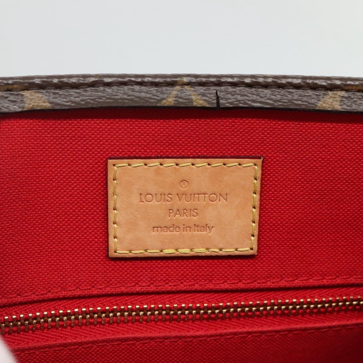 LOUIS VUITTON Monogram Sac Plat BB Hand Bag M46265 LV Auth 115068A
