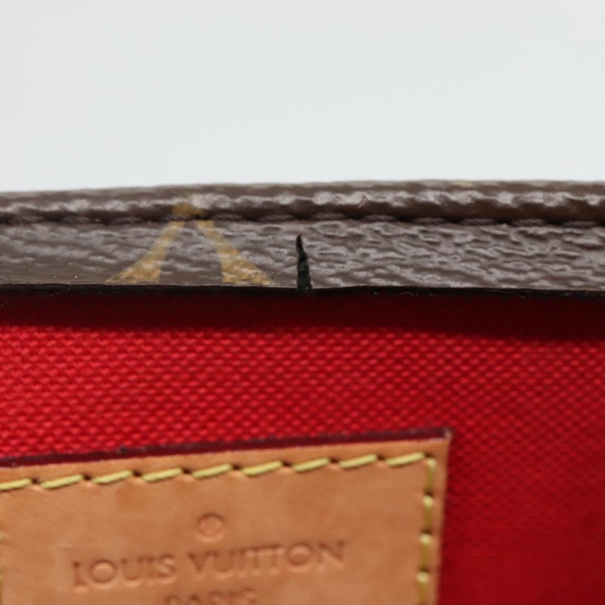 LOUIS VUITTON Monogram Sac Plat BB Hand Bag M46265 LV Auth 115068A