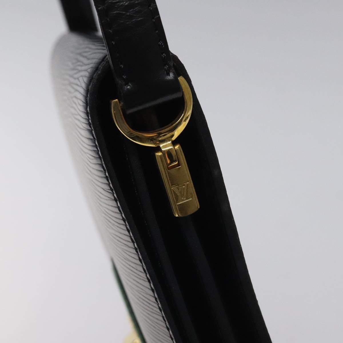 LOUIS VUITTON Epi Free Run Shoulder Bag Green Black M52414 LV Auth 115150