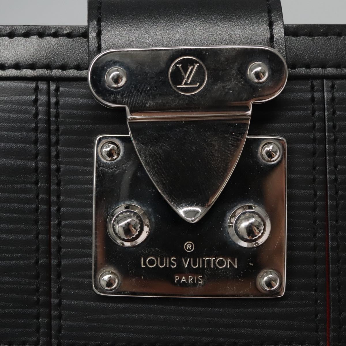 LOUIS VUITTON Epi Stretch Mojito Shoulder Bag Pouch Black M54612 LV Auth 115164