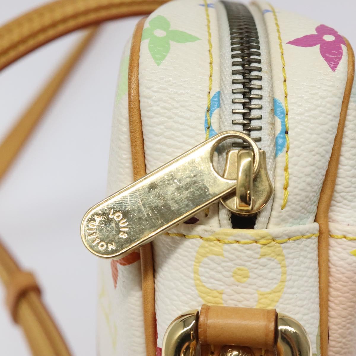 LOUIS VUITTON Monogram Multicolor lift Shoulder Bag White M40055 LV Auth 115206V