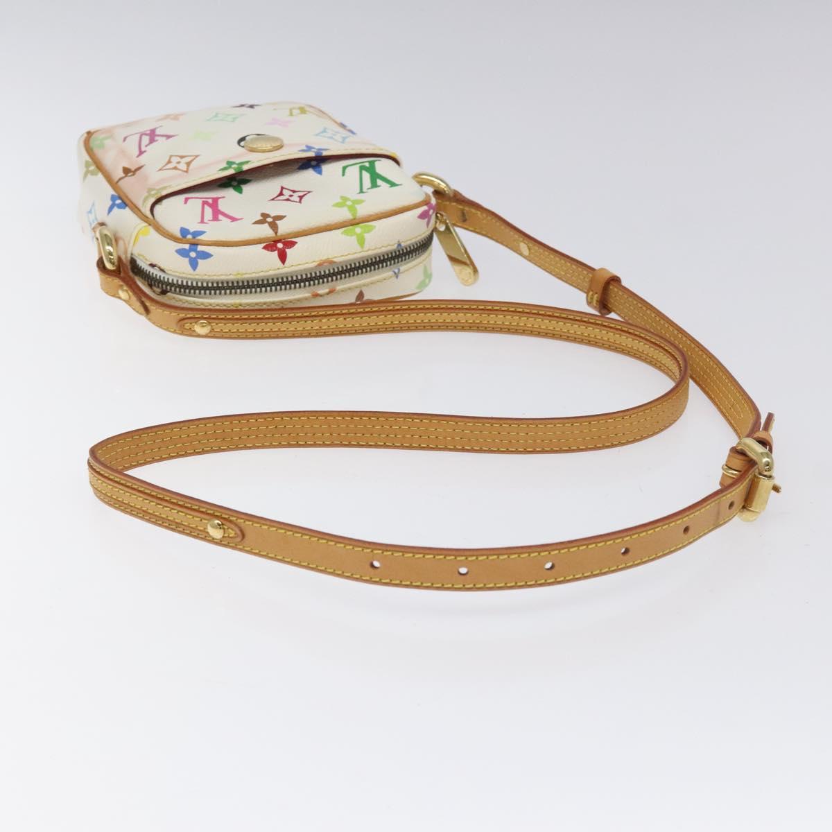 LOUIS VUITTON Monogram Multicolor lift Shoulder Bag White M40055 LV Auth 115206V