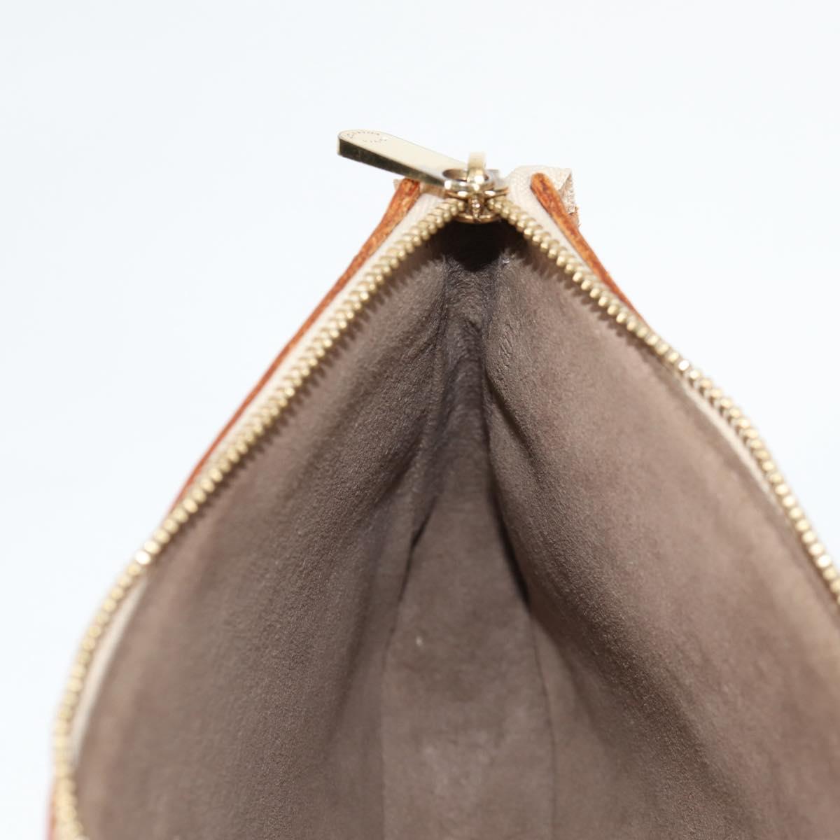 LOUIS VUITTON Monogram Multicolor Pochette Accessoires Black M92648 Auth 115215V