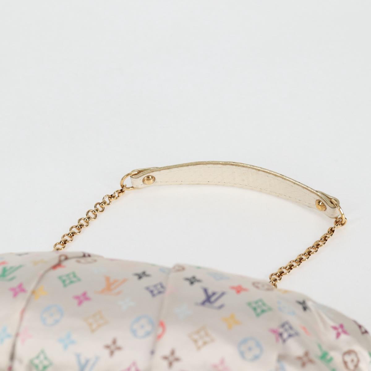 LOUIS VUITTON Monogram Satin Omoniere Hand Bag Multicolor M92060 Auth 115225SM