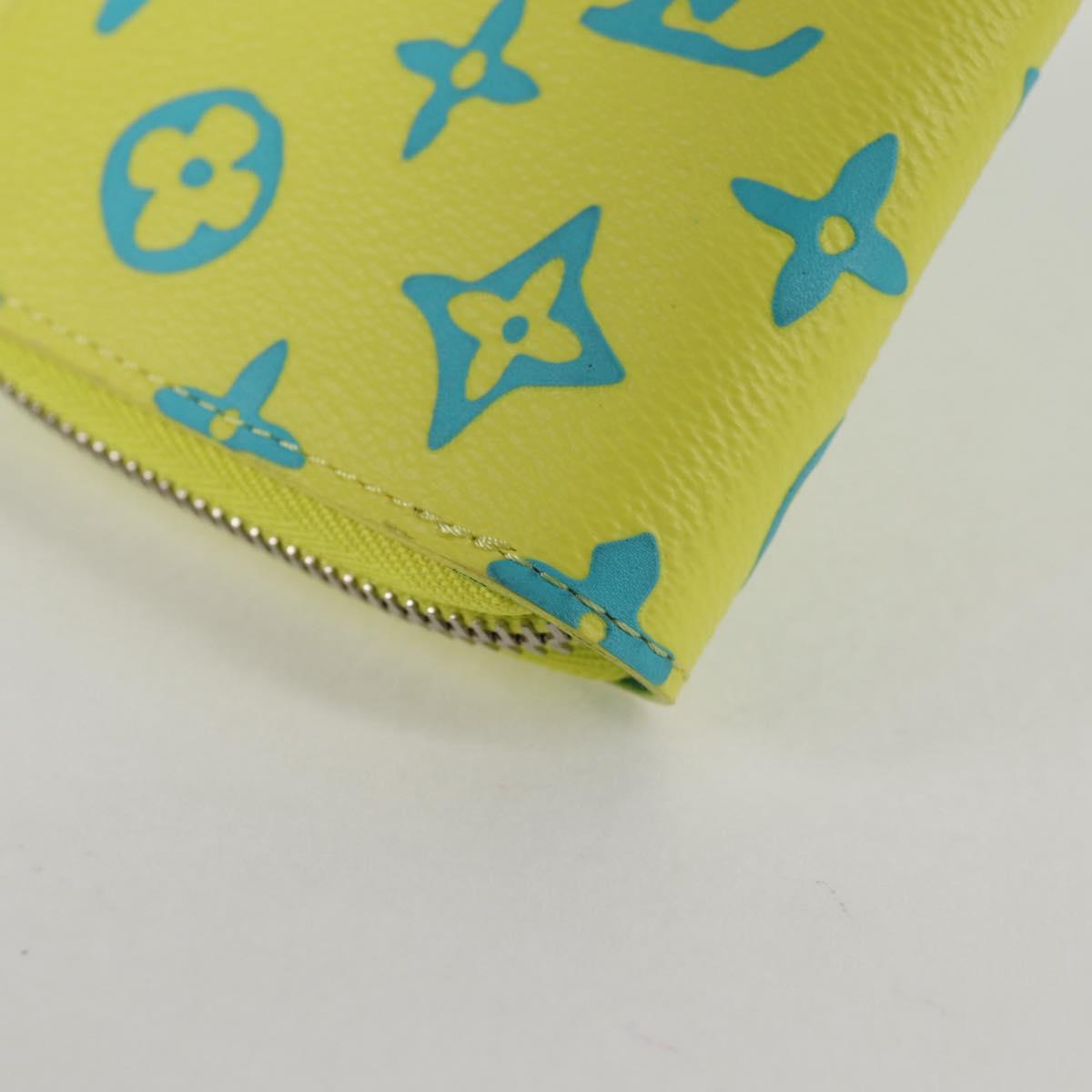 LOUIS VUITTON Playground Zippy Wallet Vertical Wallet Yellow M82005 Auth 115226M