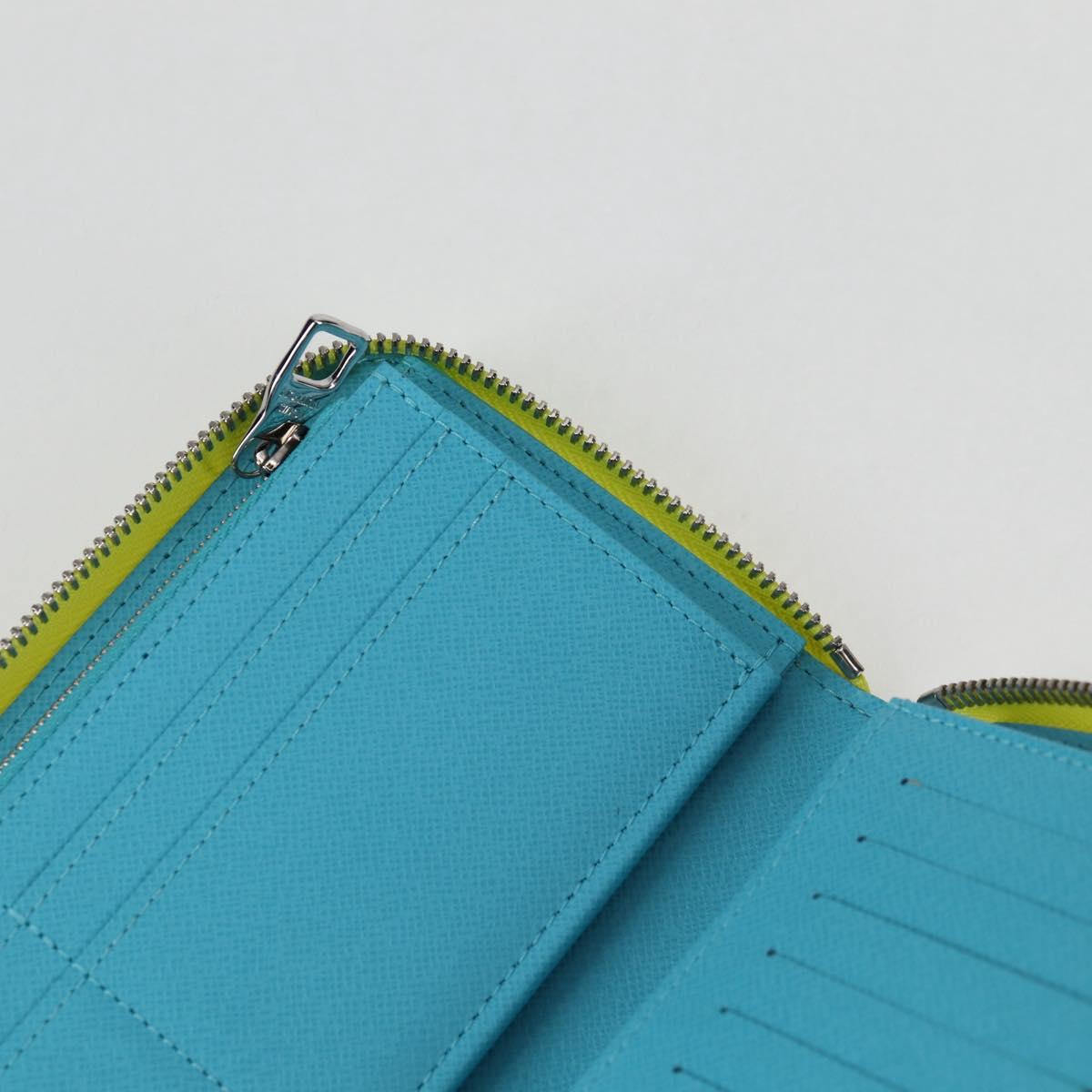 LOUIS VUITTON Playground Zippy Wallet Vertical Wallet Yellow M82005 Auth 115226M