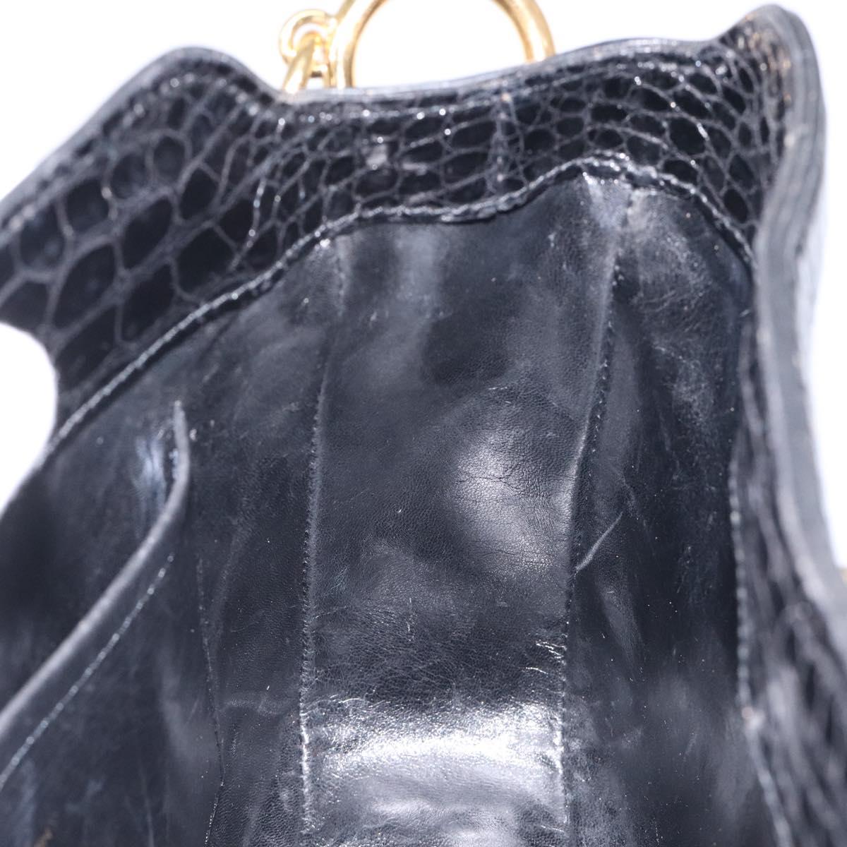 LOUIS VUITTON Monogram Charm Sackfrill Shoulder Bag Black M95151 LV Auth 115228V