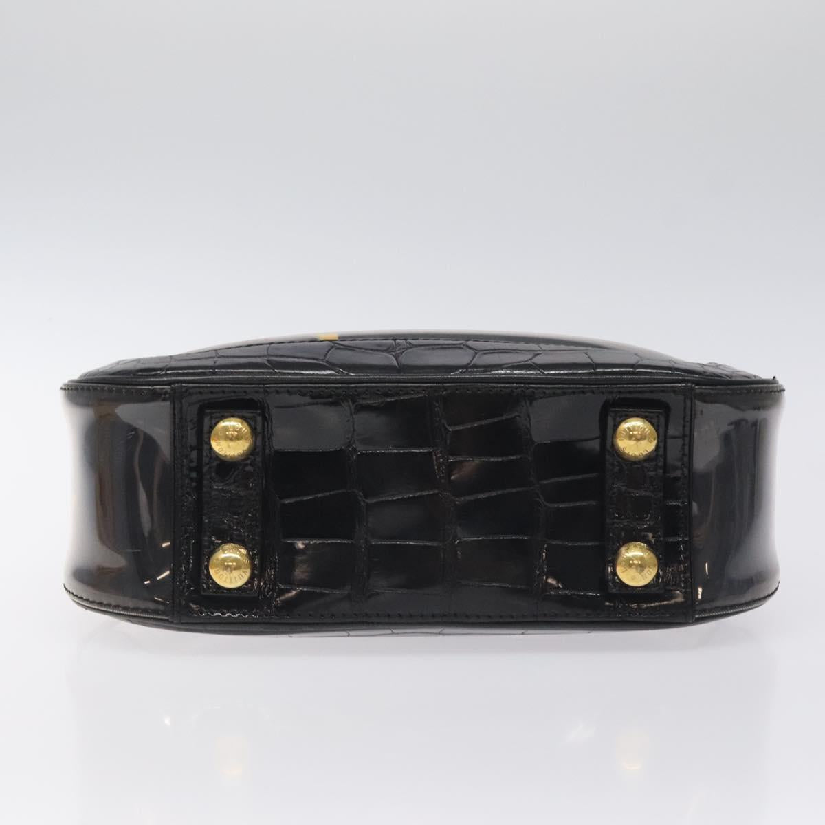 LOUIS VUITTON Monogram Charm Sackfrill Shoulder Bag Black M95151 LV Auth 115228V