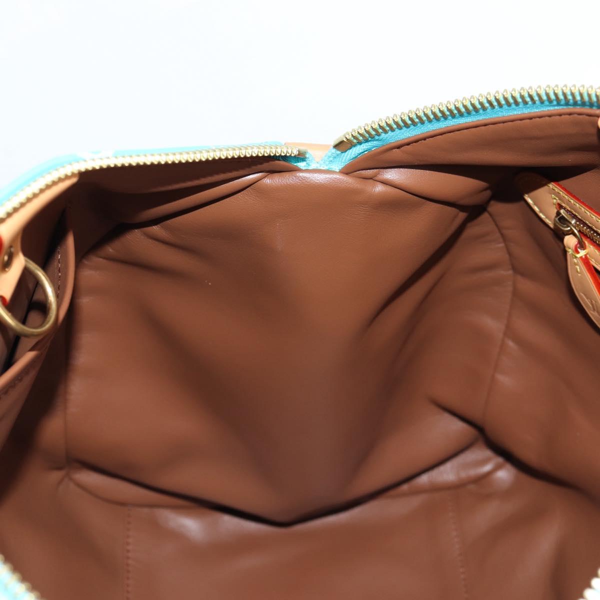 LOUIS VUITTON Speedy P9 Bandouliere 40 Bag Turquoise Blue M11563 Auth 115230SM