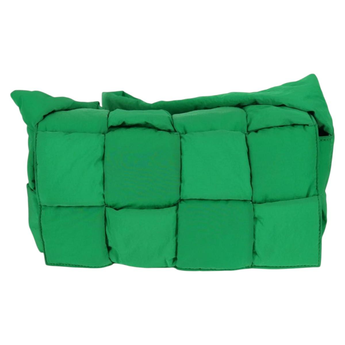 BOTTEGA VENETA MAXI INTRECCIATO Padded Tech Cassette Bag Nylon Auth 115238AM