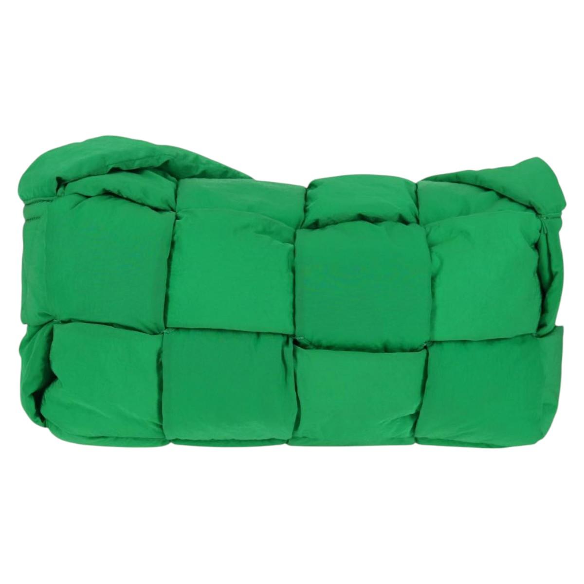 BOTTEGA VENETA MAXI INTRECCIATO Padded Tech Cassette Bag Nylon Auth 115238AM