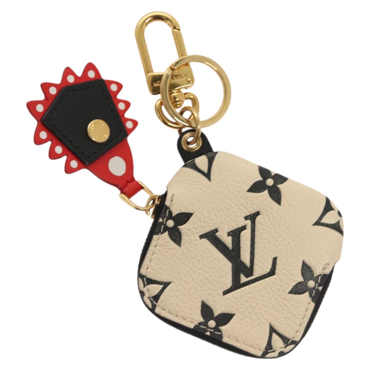 LOUIS VUITTON Monogram Porte Cles Key Holder Beige M69721 LV Auth 115251