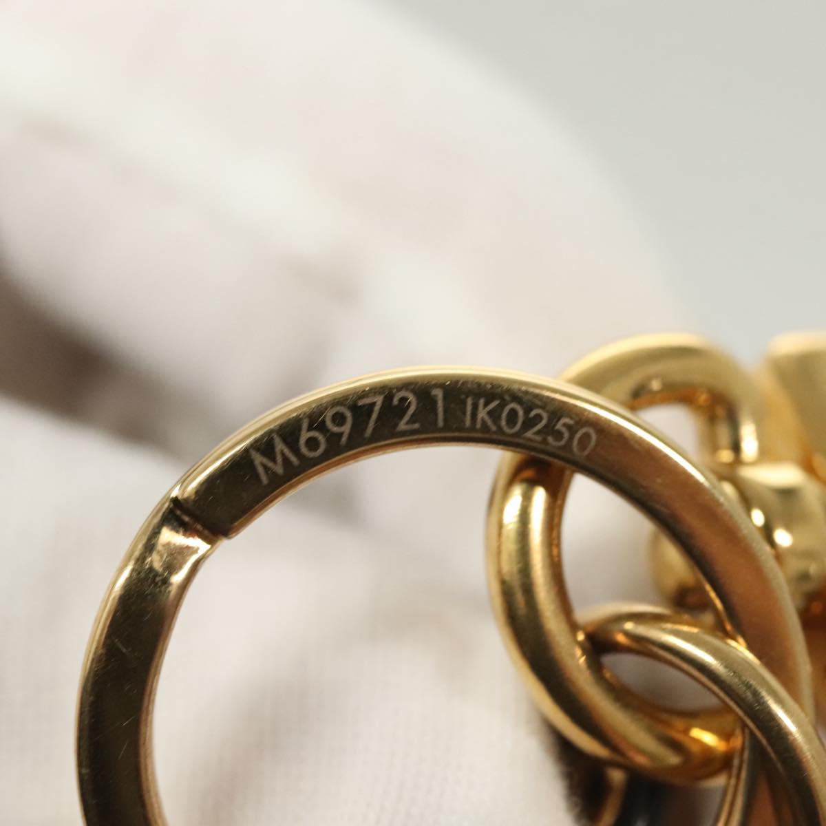 LOUIS VUITTON Monogram Porte Cles Key Holder Beige M69721 LV Auth 115251