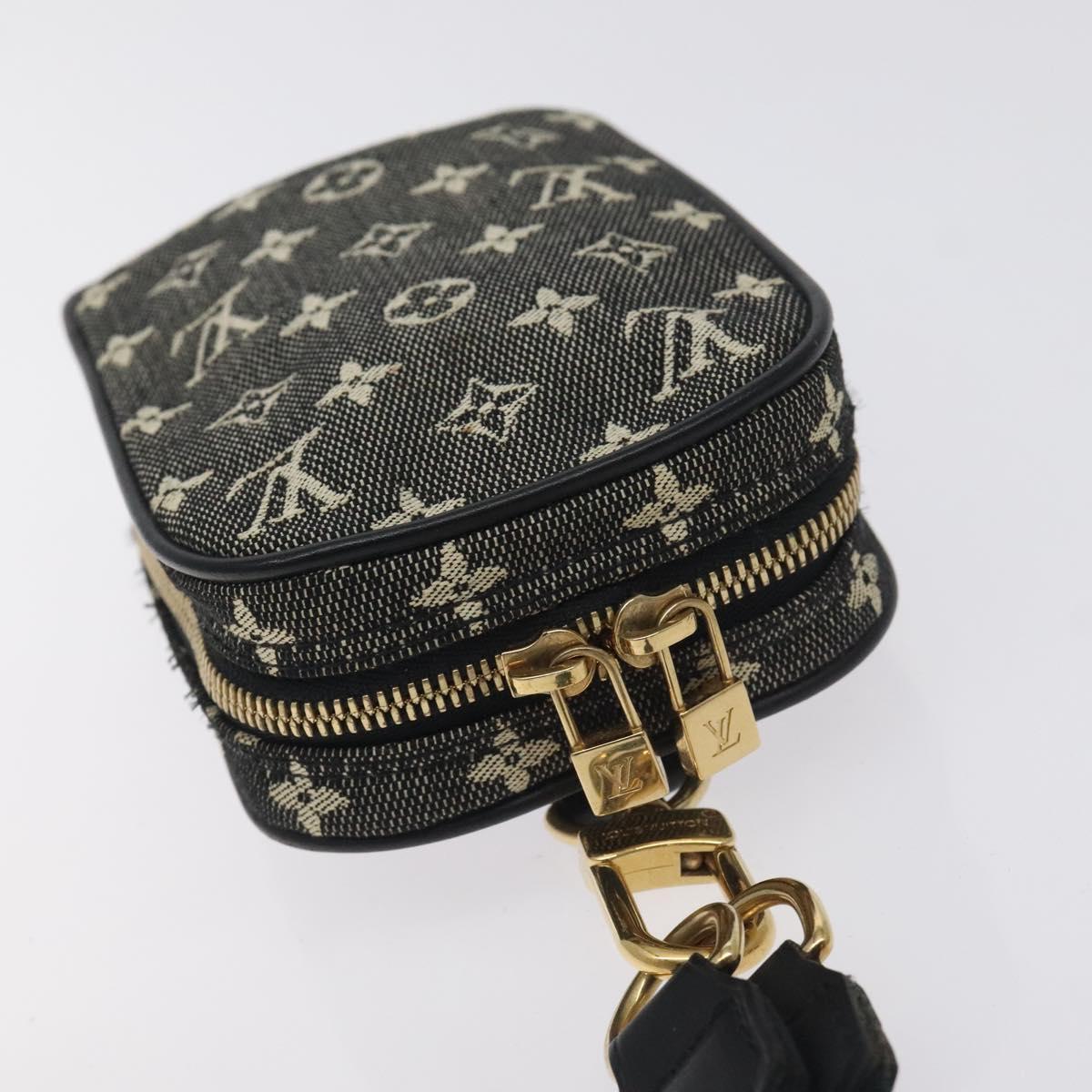 LOUIS VUITTON Monogram Mini US Digital Pouch Noir M92066 LV Auth 115252