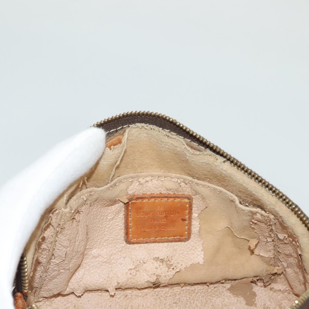 LOUIS VUITTON Monogram Pochette Cosmetic PM Cosmetic Pouch M47515 LV Auth 115256