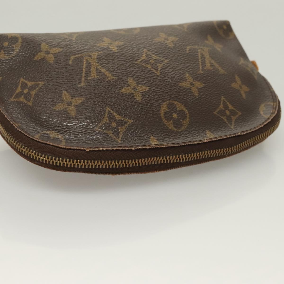 LOUIS VUITTON Monogram Pochette Cosmetic PM Cosmetic Pouch M47515 LV Auth 115256