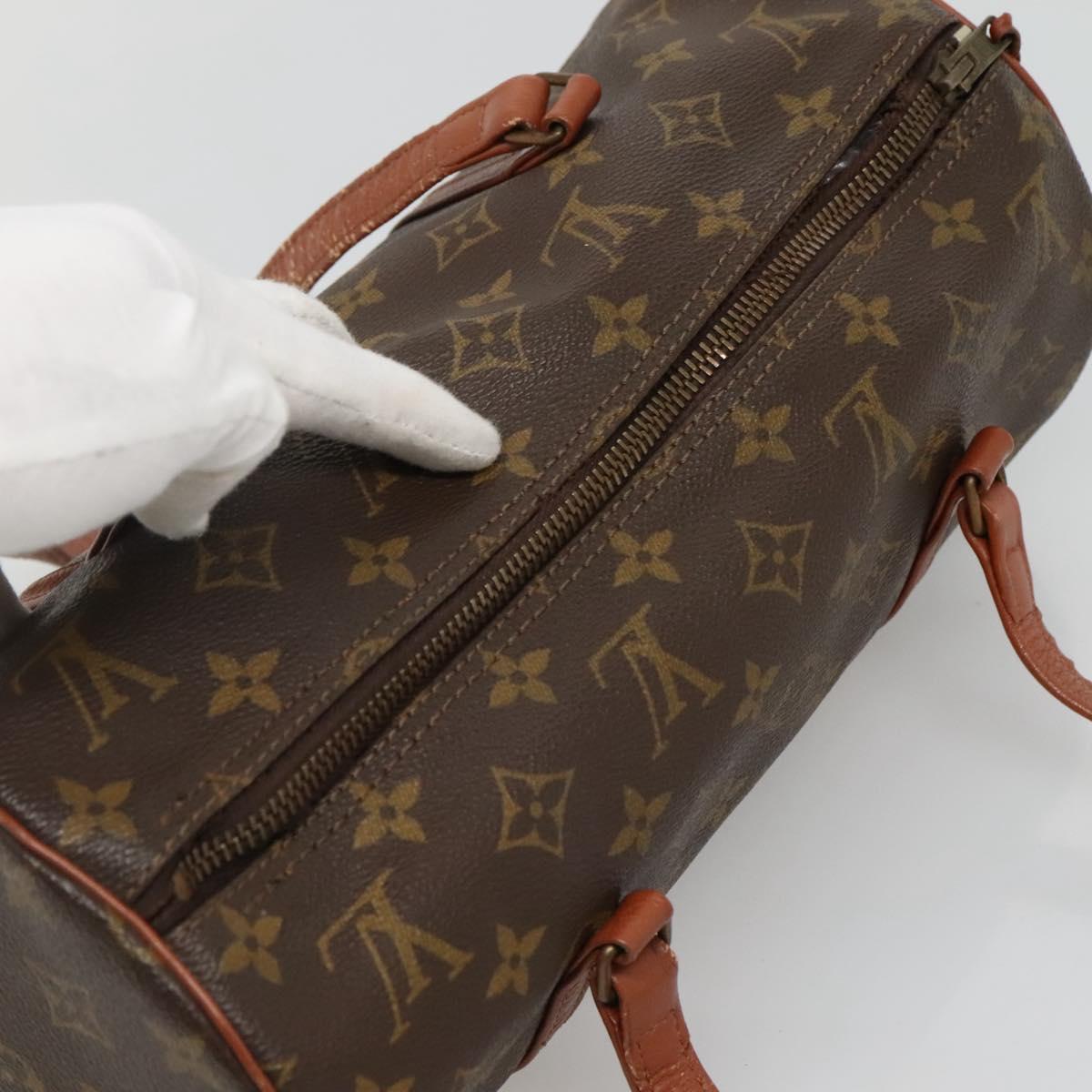 LOUIS VUITTON Monogram Papillon 30 Hand Bag M51385 LV Auth 115262