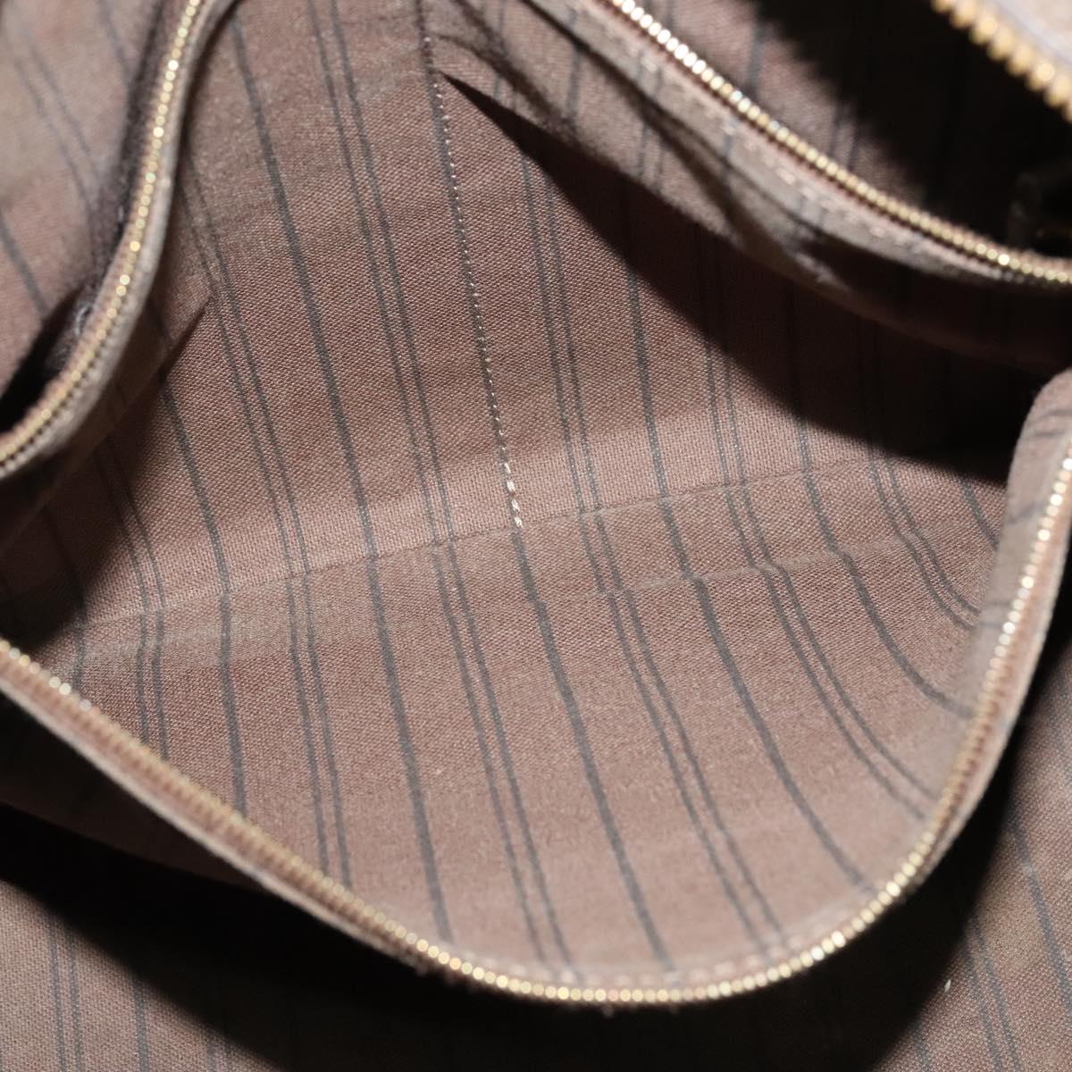 LOUIS VUITTON Monogram Empreinte Lumineuse PM Bag Brown Tail M94170 Auth 115264