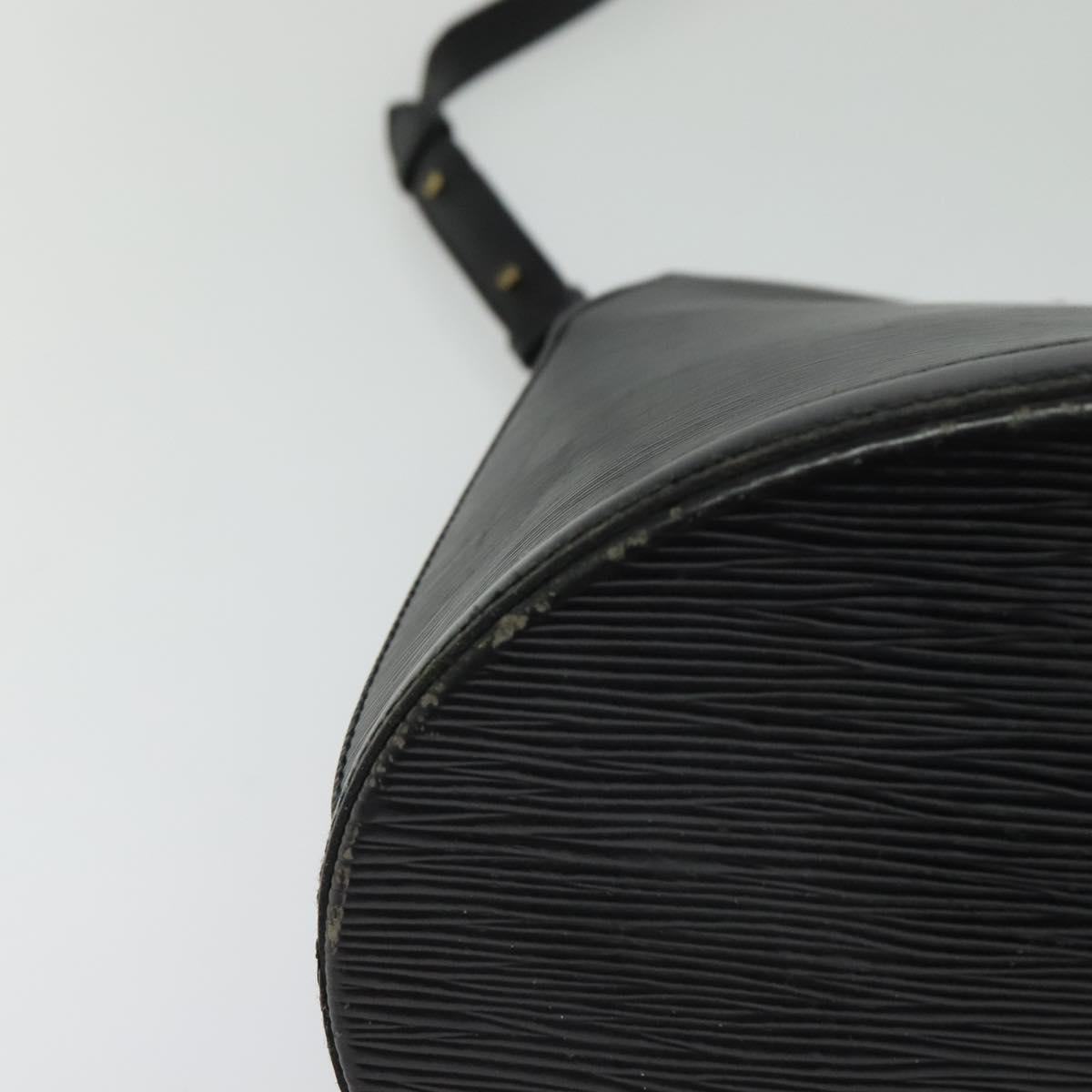 LOUIS VUITTON Epi Cluny Shoulder Bag Black M52252 LV Auth 115278