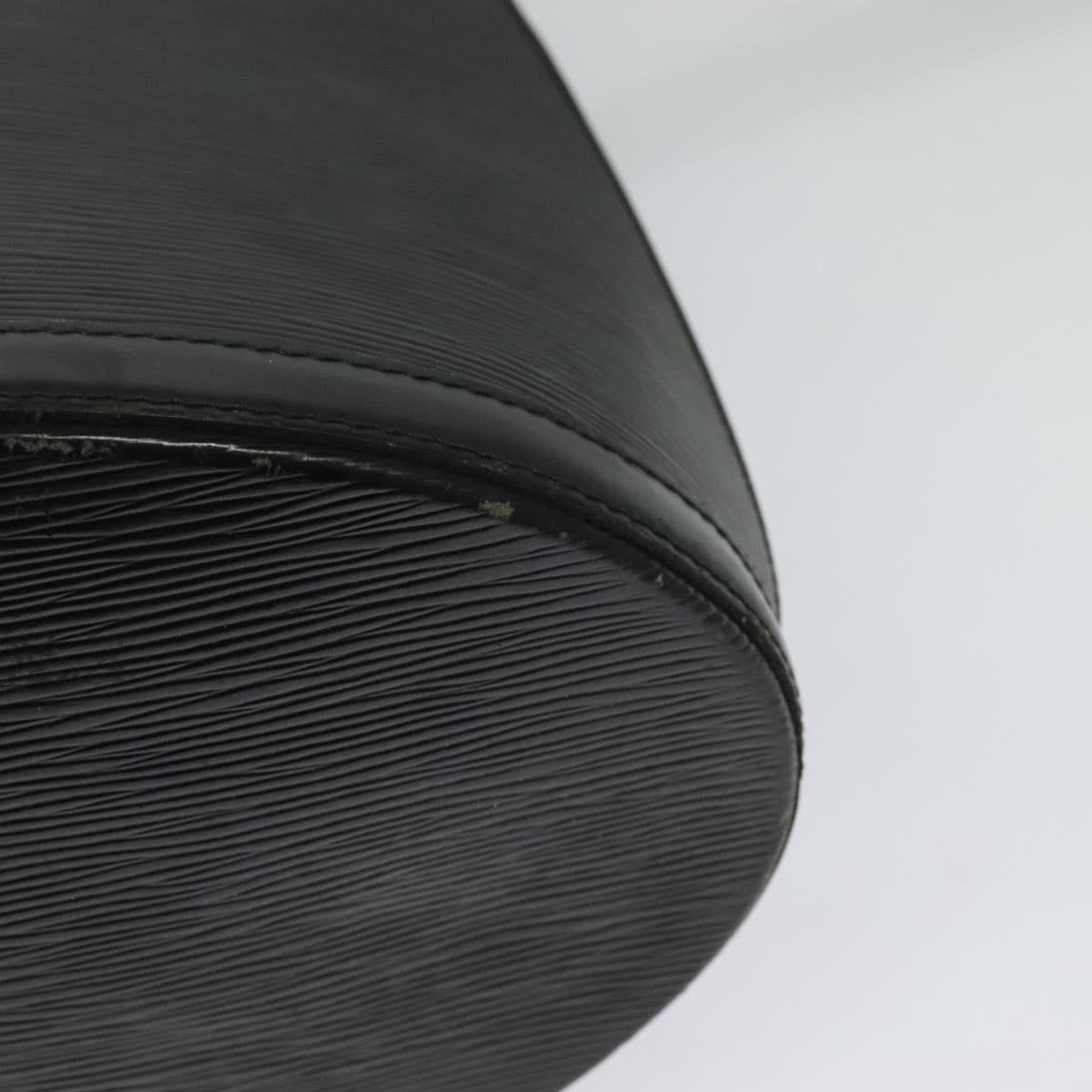 LOUIS VUITTON Epi Cluny Shoulder Bag Black M52252 LV Auth 115278