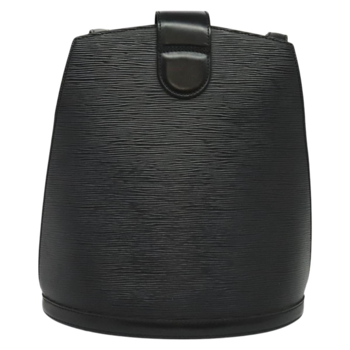 LOUIS VUITTON Epi Cluny Shoulder Bag Black M52252 LV Auth 115278