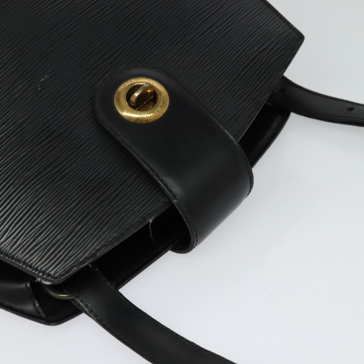 LOUIS VUITTON Epi Cluny Shoulder Bag Black M52252 LV Auth 115278