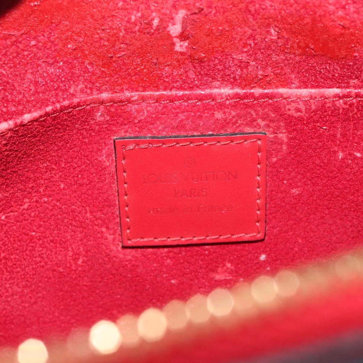 LOUIS VUITTON Epi Dauphine GM Pouch Red M48457 LV Auth 115286