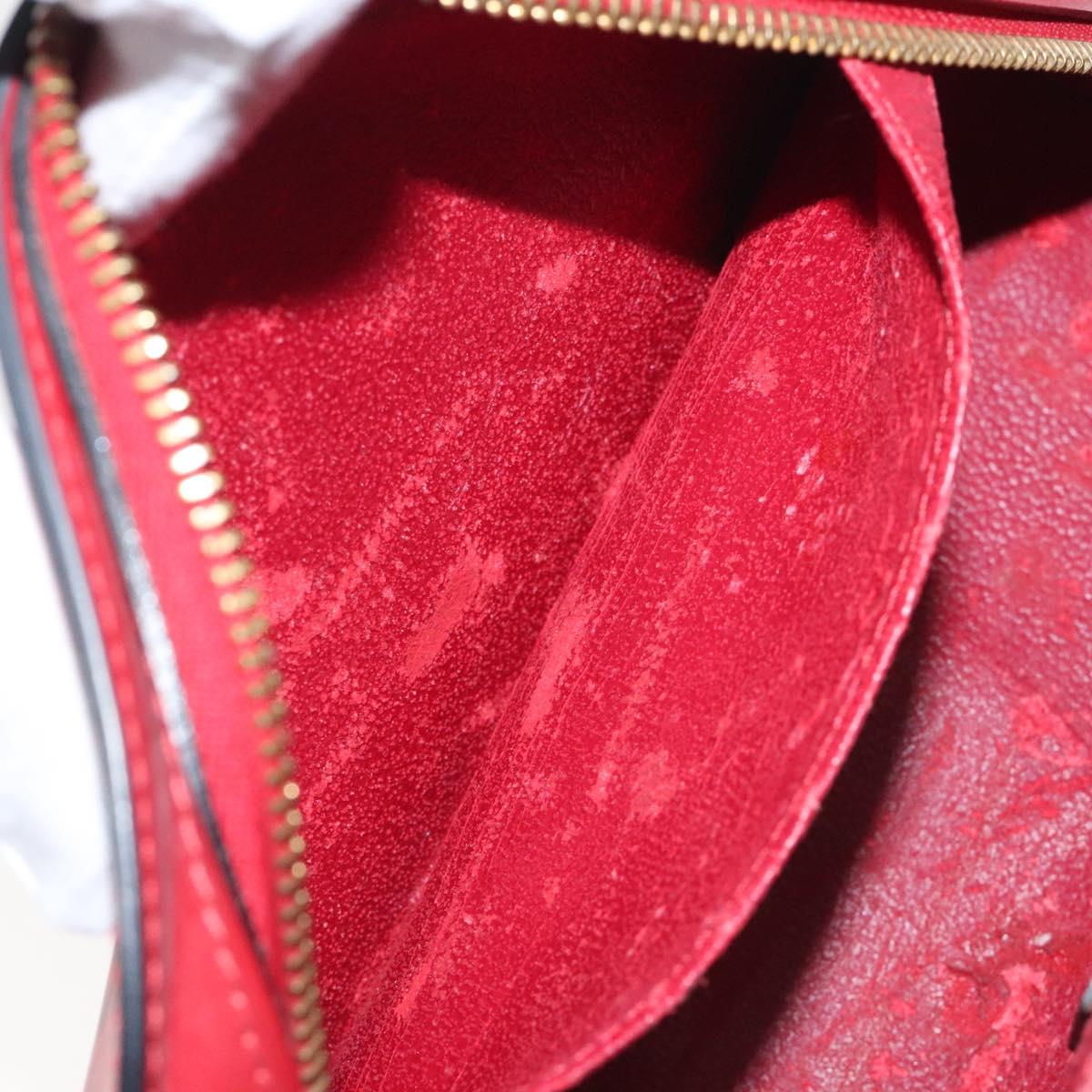 LOUIS VUITTON Epi Dauphine GM Pouch Red M48457 LV Auth 115286