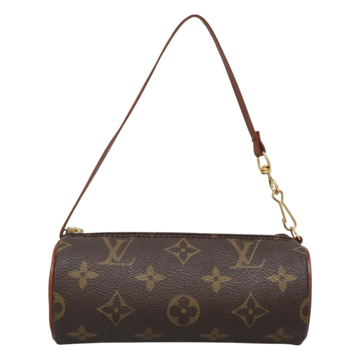 LOUIS VUITTON Monogram Papillon Pouch LV Auth 115287