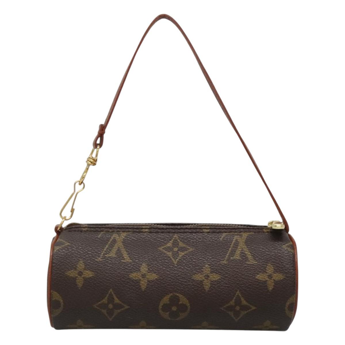 LOUIS VUITTON Monogram Papillon Pouch LV Auth 115287