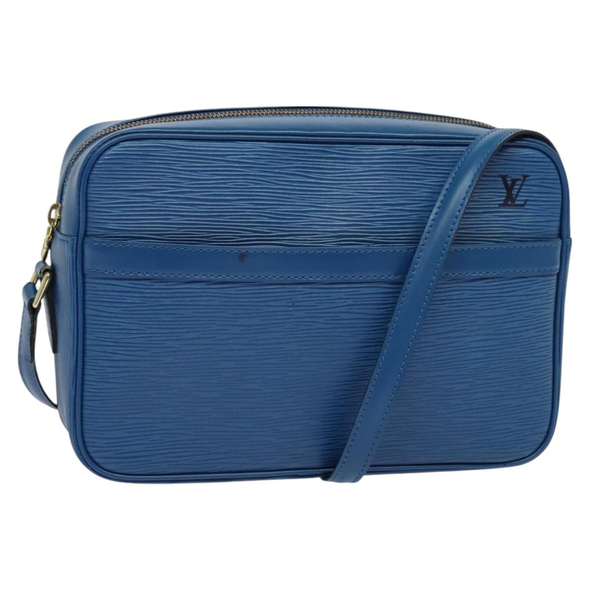 LOUIS VUITTON Epi Trocadero 27 Shoulder Bag Blue M52315 LV Auth 115297A