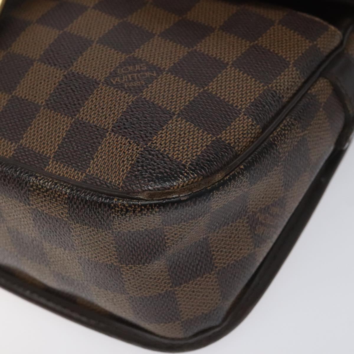 LOUIS VUITTON Damier Ebene Sologne Shoulder Bag SPO N48079 LV Auth 115361