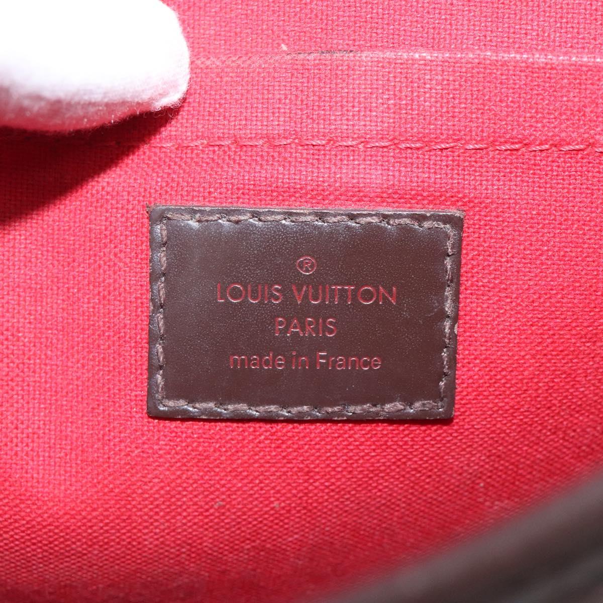 LOUIS VUITTON Damier Ebene Sologne Shoulder Bag SPO N48079 LV Auth 115361