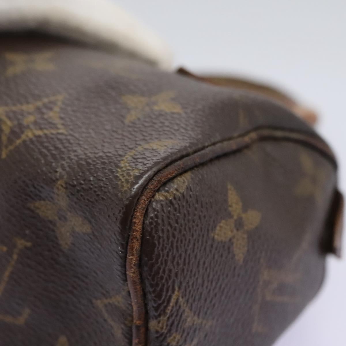 LOUIS VUITTON Monogram Mini Speedy Hand Bag M41534 LV Auth 115363