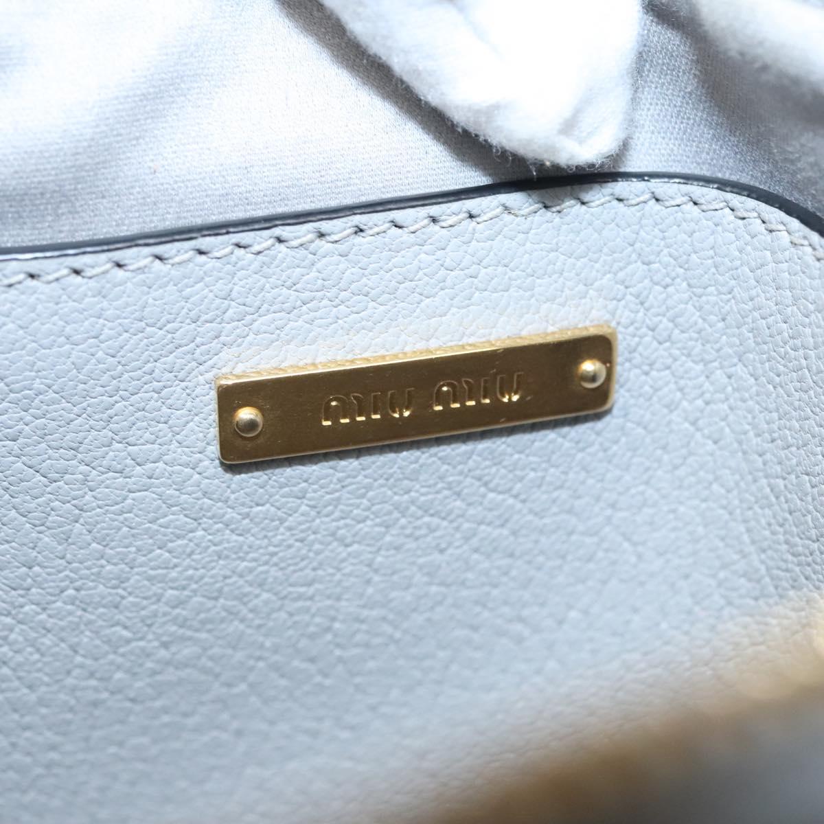 Miu Miu Shoulder Bag Gray Auth 115374AM