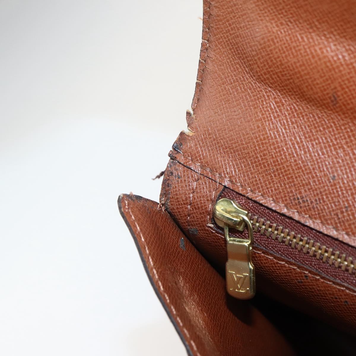 LOUIS VUITTON Monogram Monceau 28 Hand Bag M51185 LV Auth 115525