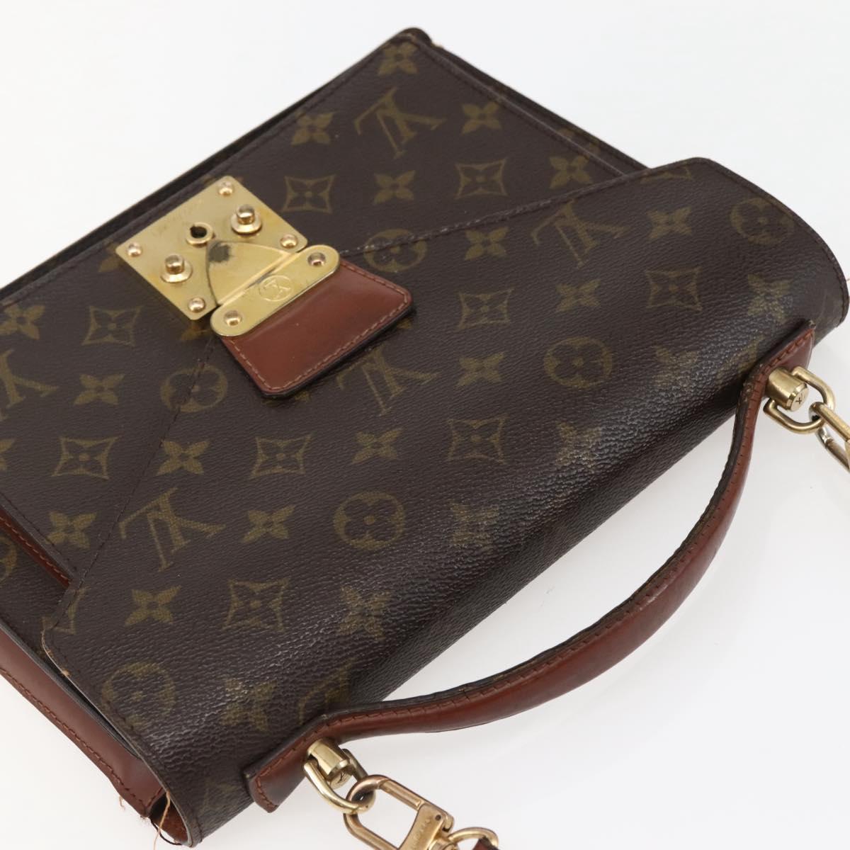 LOUIS VUITTON Monogram Monceau 28 Hand Bag M51185 LV Auth 115525