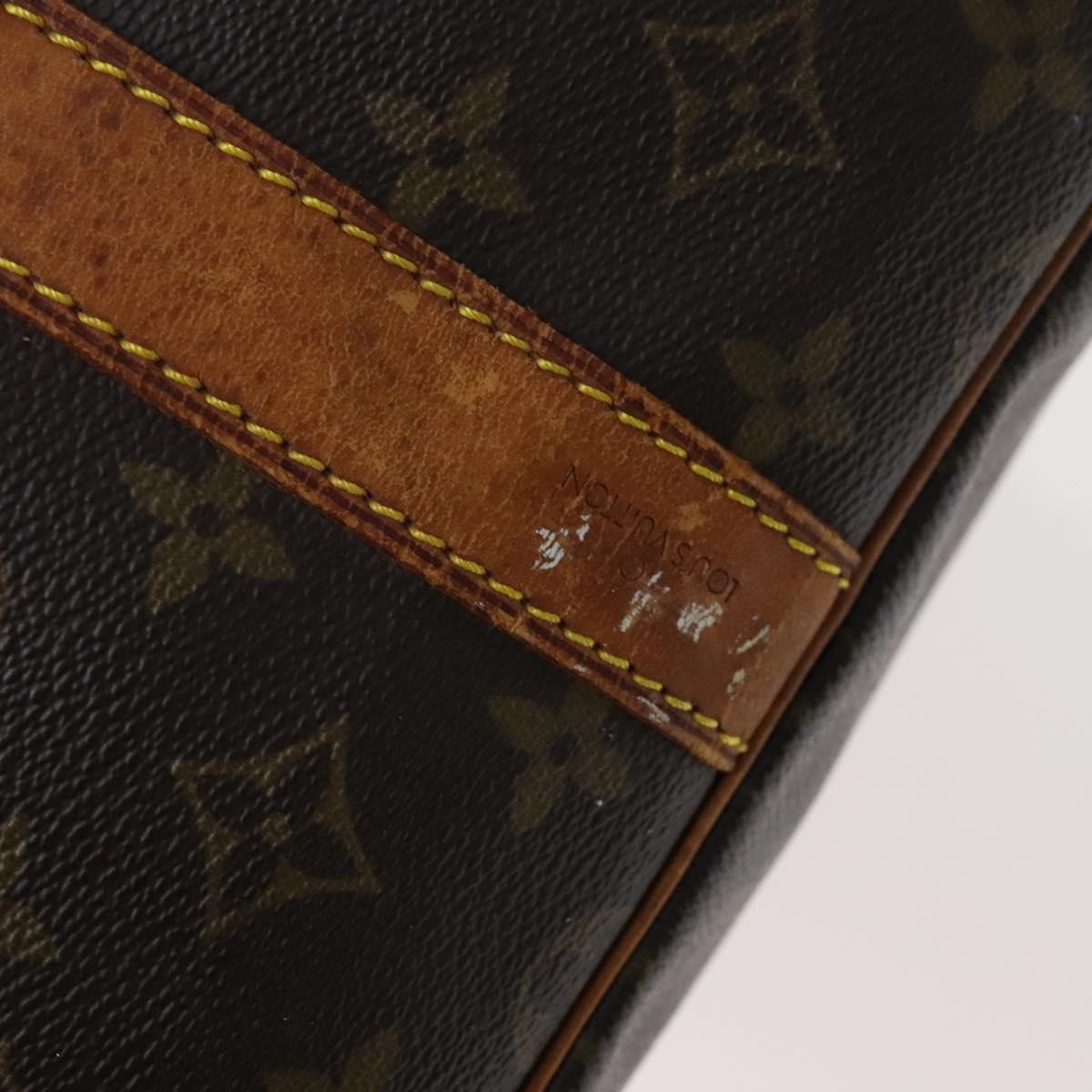 LOUIS VUITTON Monogram Keepall Bandouliere 55 Boston Bag M41414 LV Auth 115543