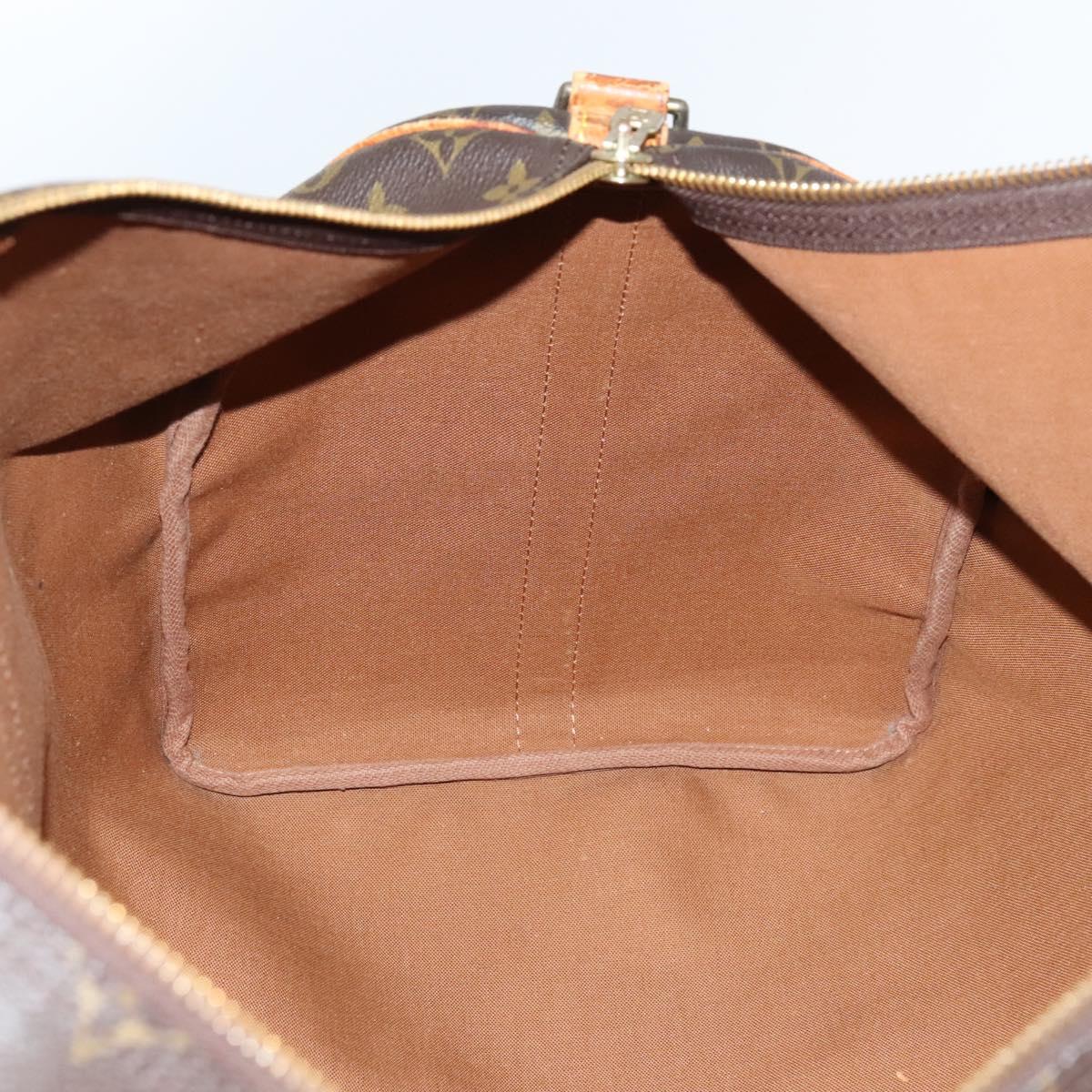 LOUIS VUITTON Monogram Keepall Bandouliere 55 Boston Bag M41414 LV Auth 115543