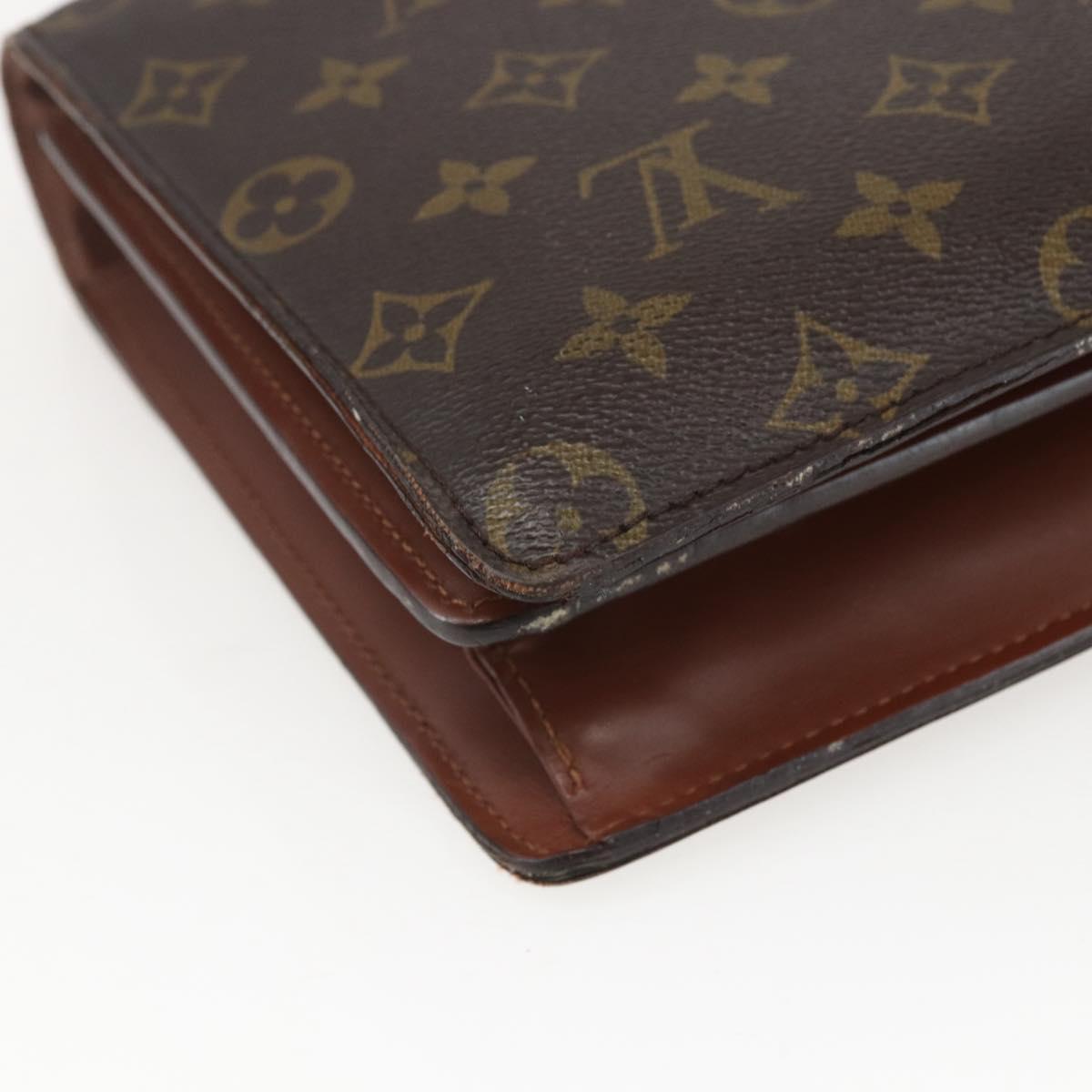 LOUIS VUITTON Monogram Concorde Hand Bag M51190 LV Auth 115550