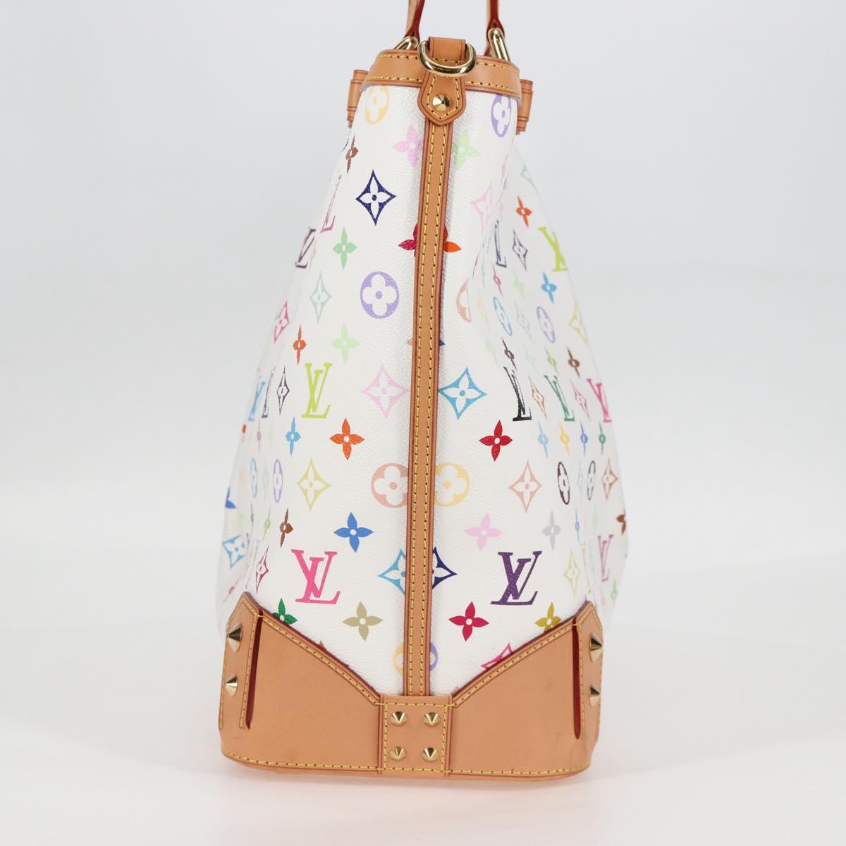 LOUIS VUITTON Multicolor Shirley GM Hand Bag 2way White M93214 LV Auth 115639AM
