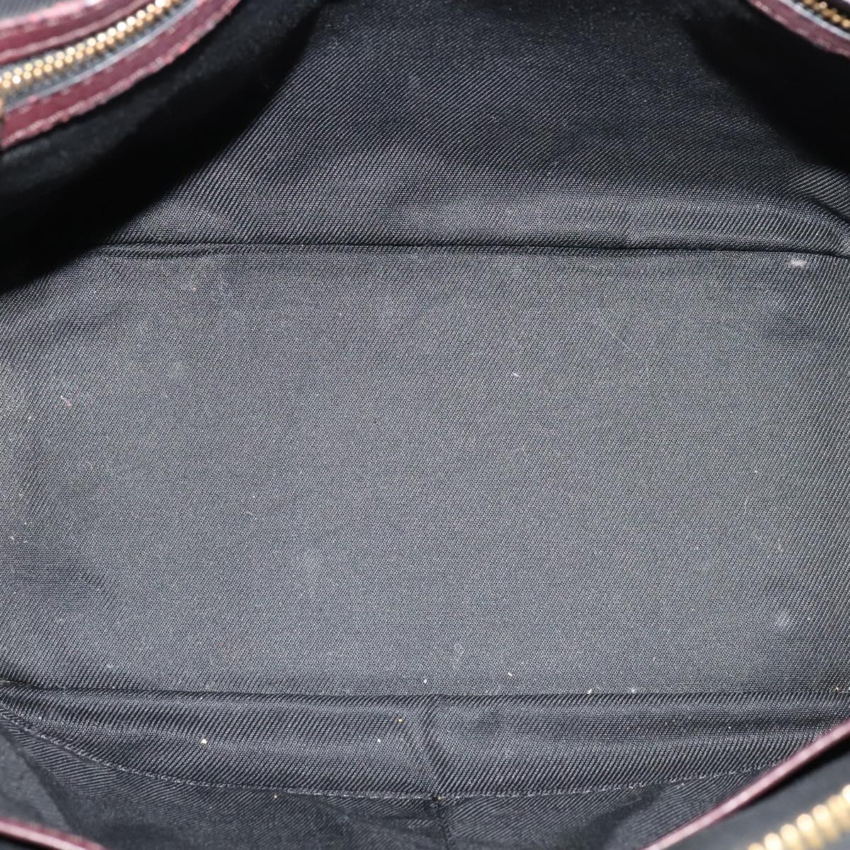 BURBERRY Nova Check Hand Bag Canvas 2way Beige Auth 115677